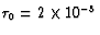 $\tau_0=2\times
10^{-3}$