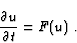 u_t} = F(u)