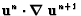 $\mbox{\bf u}^{n}\cdot\mbox{\boldmath$\nabla$ }\mbox{\bf u}^{n+1}$